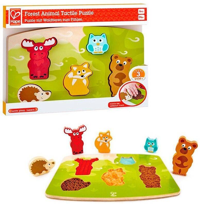 Puzzle Tactile Animaux de la Forêt - Hape