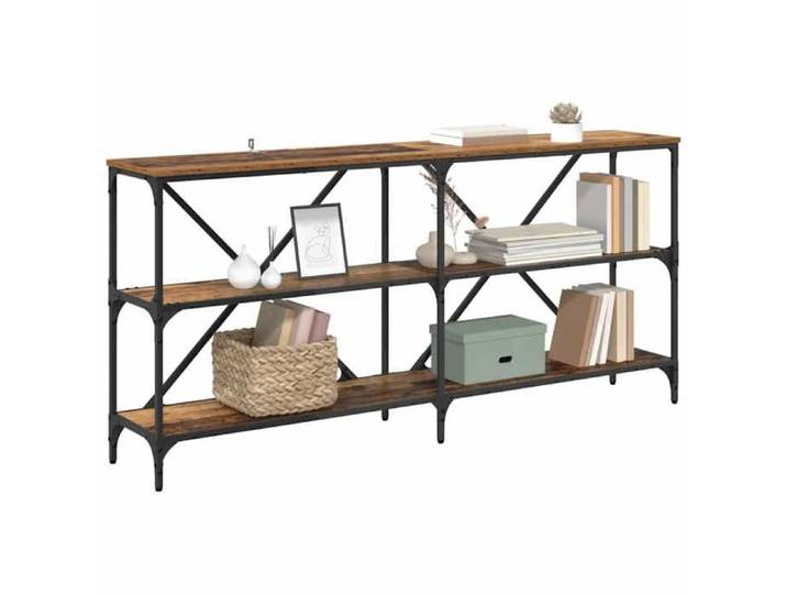 PROMOTION Table console - Console Meuble Entrée - Table de Canapé Bois Ancien 160x30x75 cm Bois d'ingénierie 615268