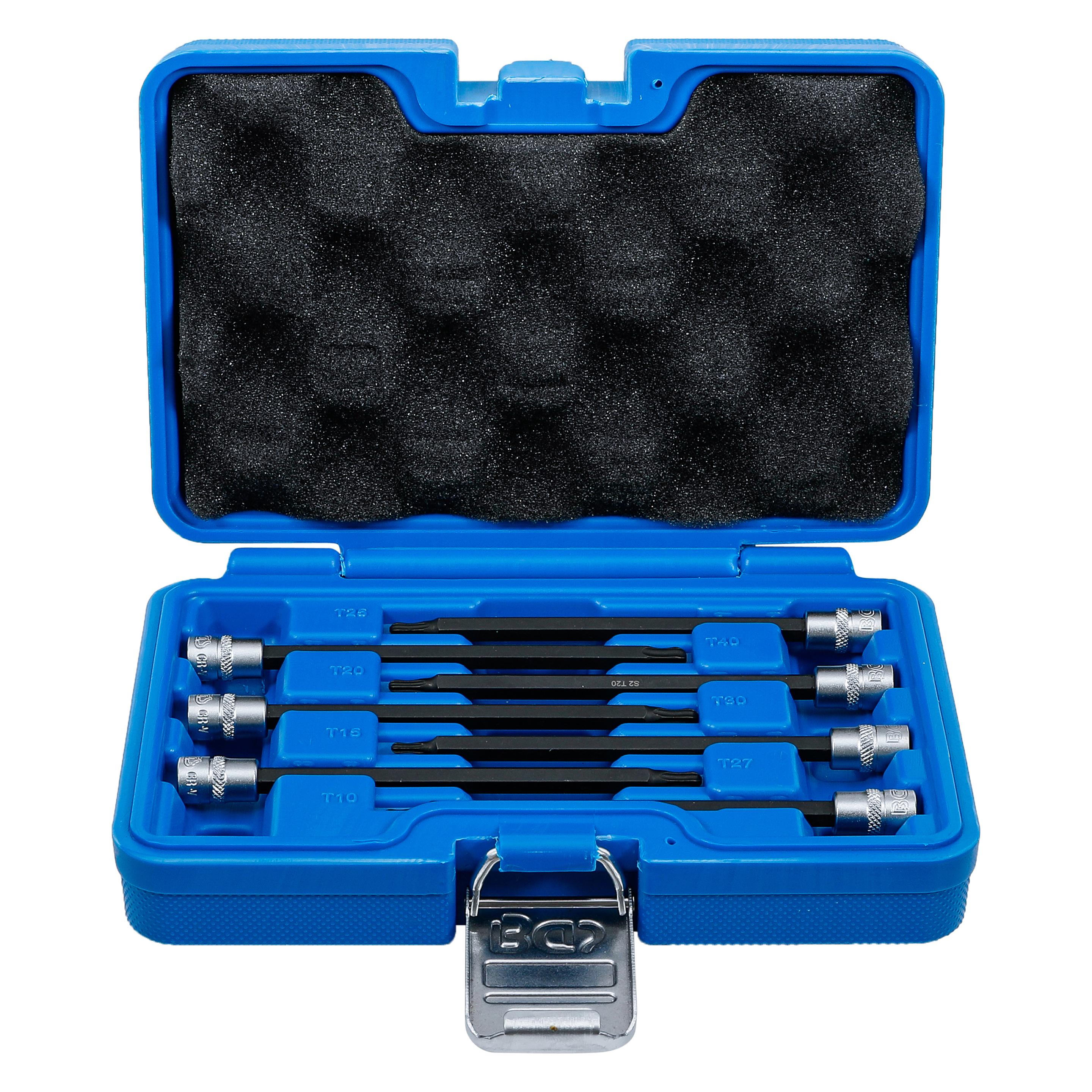 BGS Bit-Einsatz-Sortiment | Antrieb Innenvierkant 6,3 mm (1/4") | T-Profil (für Torx) mit Kugelkopf T... (8618)