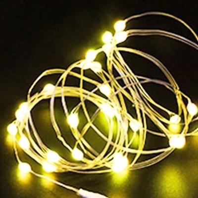 Useful Little Things 10 Pack Copper Wire LED String Lights Fairy Garland Lamps For Christmas Trees Weddings And Party Decor yellow 9.8 Feet