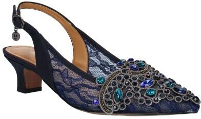 J. Renee Strovanni - Womens 11 Navy Pump Medium