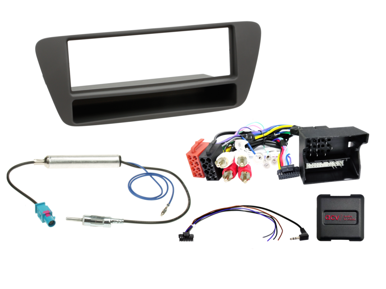 ACV 1-DIN Kit Audi Q3(8U) 10/2011-06/2018 LFB/Antenne