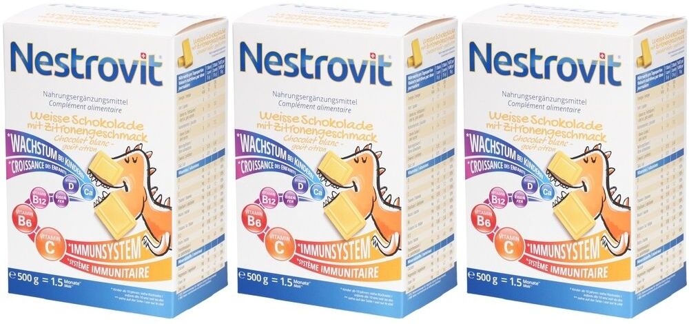 Nestrovit Weiße Schokolade Wachstum und Immunsystem x3 3x500 g