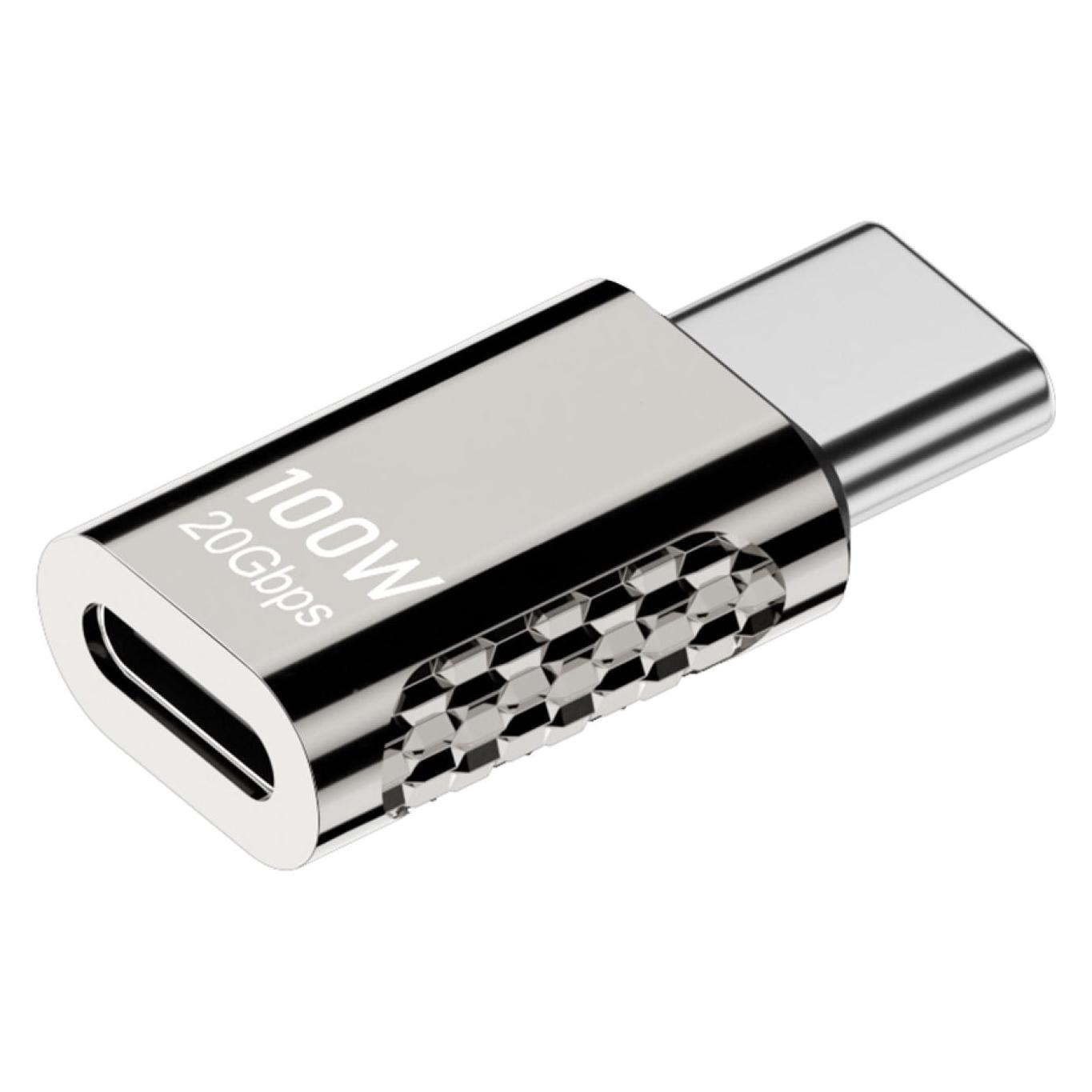 PowerGuard Titan USB-C Short Extension Male/Female Adapter 100W 20 GBit/s (USB-C, USB-C) (00033245)