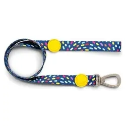 Morso Hondenriem Gerecycled Color Invaders Paars (Hund, Allgemein), Halsband + Leine