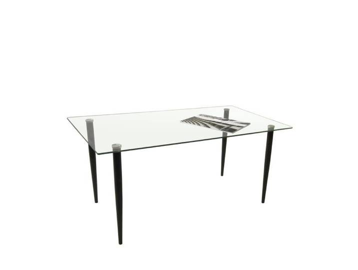 Venprodin Table En Verre 45X100X55Cm Noir