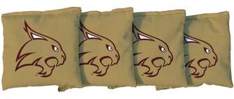 Skip's Garage Texas State University Bobcats Gold Cornhole Bags