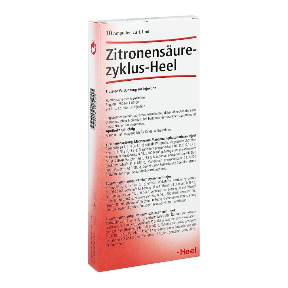 Biologische Heilmittel Heel GmbH Zitronensäurezyklus Heel Ampullen 06156039