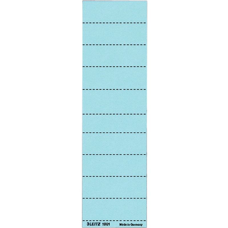 LEITZ 100 Beschriftungsschilder für Hängeregister 1901 blau