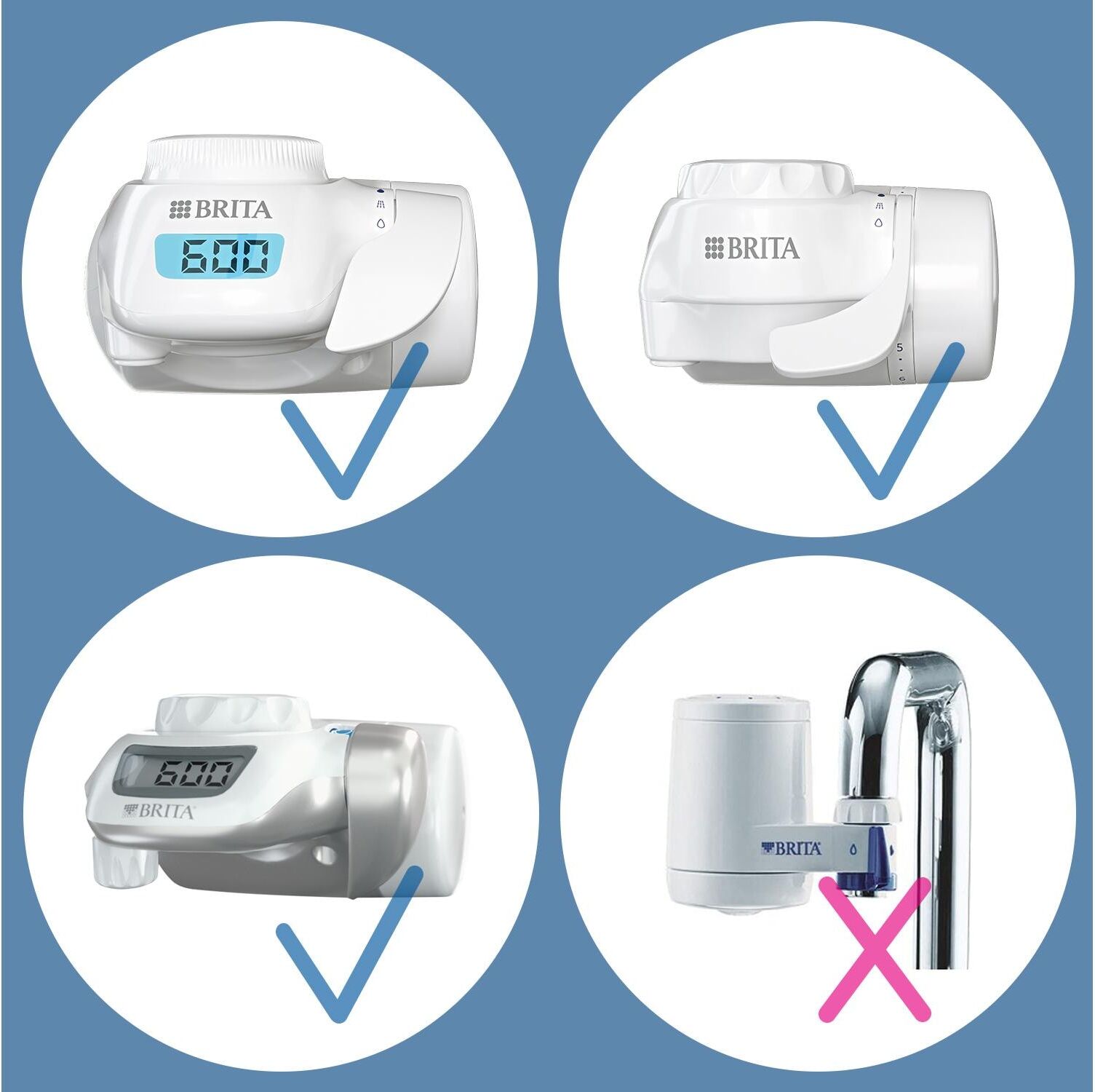 Ersatzfilter BRITA "ON TAP V", weiss (weiß), Filterkartuschen, Ersatzfilter weiß Einheitsgröße