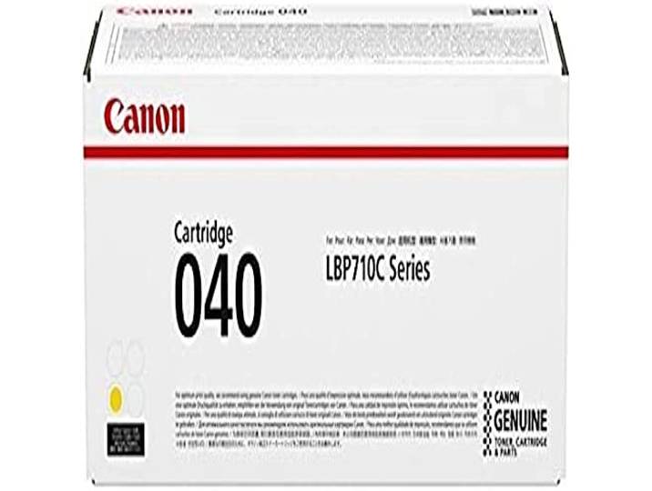 Canon Cartridge 040 Y Toner Jaune Rendement 5400 Pages (Emballage Carton)