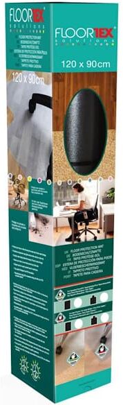 Chair mat PVC 90x120 cm hard floor retail box