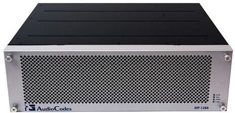 Audiocodes MediaPack 1288 high density analog gateway with 216 FXS ports and dual AC power supply (MP1288-216S-2AC)