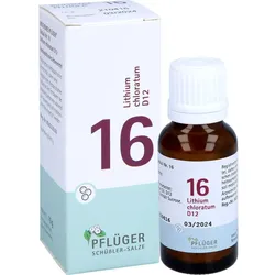 Biochemie Pflüger Glo Nr.16 Lithium Chloratum D12 15 G