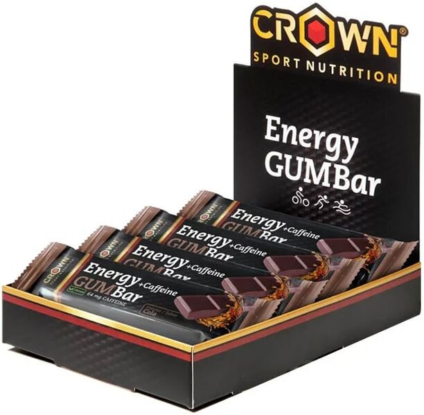 Crown Energy Gum Bar 12 Unds 30g Laranja.