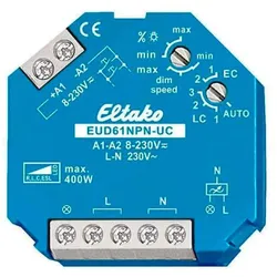 ISOLED Universal-Push Dimmer Eltako für dimmbare 230V Leuchtmittel/Trafos, 400VA ISO-111881