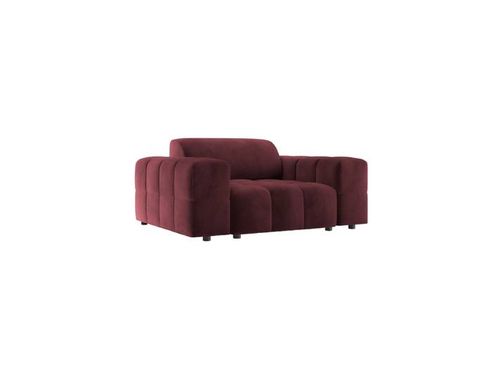 Design Sessel „Luc“ Strukturstoff Burgundrot CXL by Christian Lacroix