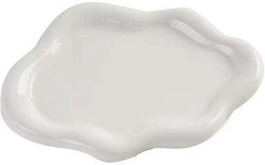 Uplift Essentials Cloud Shaped Jewelry Storage Tray Creative Electroplated Desktop Dish white