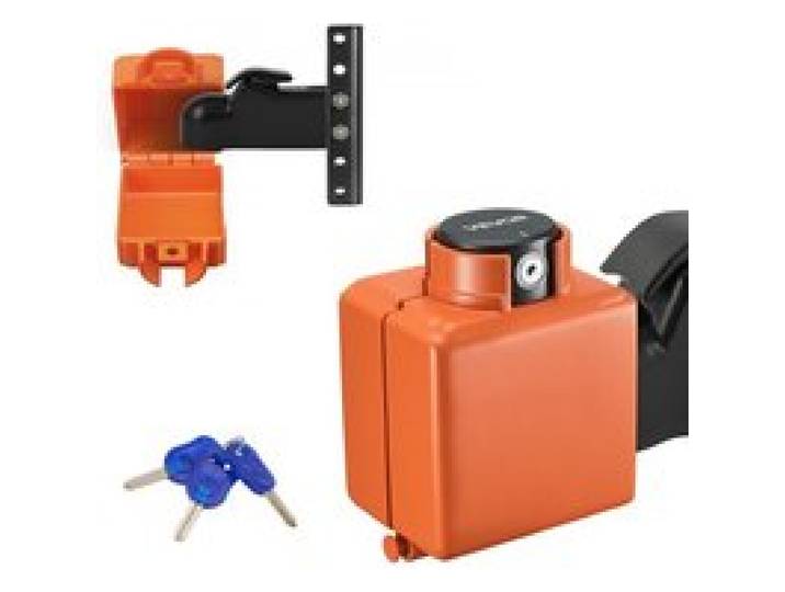 VEVOR Antivol Attelage Remorque Compatible avec Coupleurs à Tête Coulée Demco 50,6 mm 58,6 mm, Verrou Attelage Remorque Robuste avec 3 Clés, Verrouillage Sécurité pour Camping-cars, Remorques, Bateaux