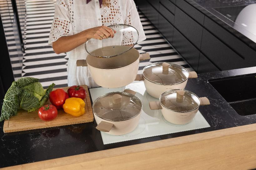 Florina Mokka aluminium pan, 28 cm, 6,4 liter