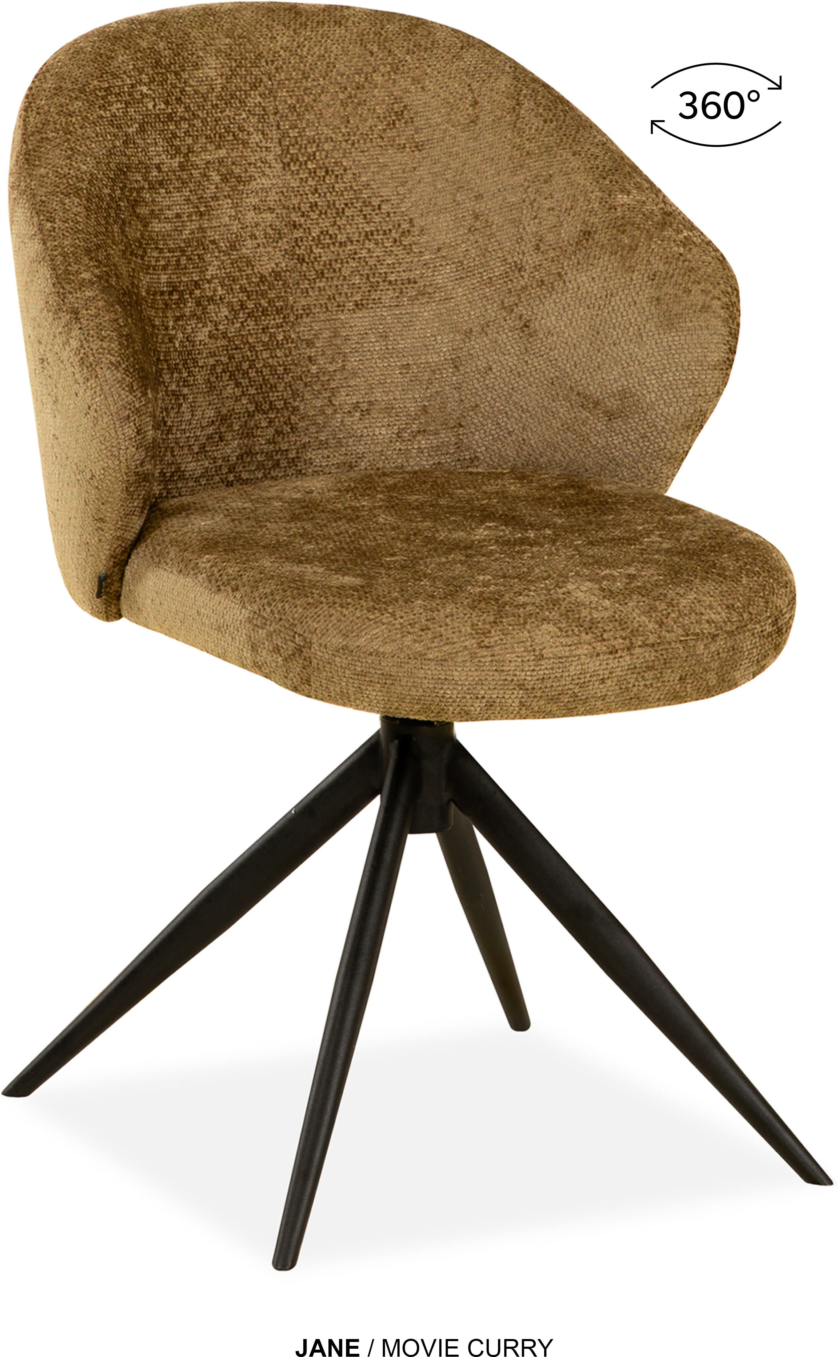 OMG Design "Jane" (Set) 2 Stk.Drehstuhl mit auto-return, Schalenstuhl