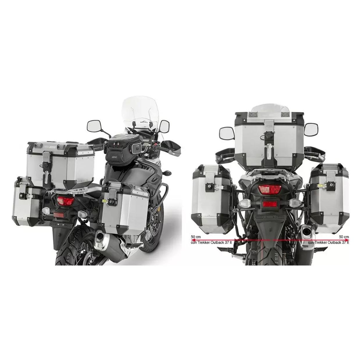 Kappa SEITENKOFFERTRAEGER SUZ.DL650 V-Strom BJ.17- (KL3112CAM)