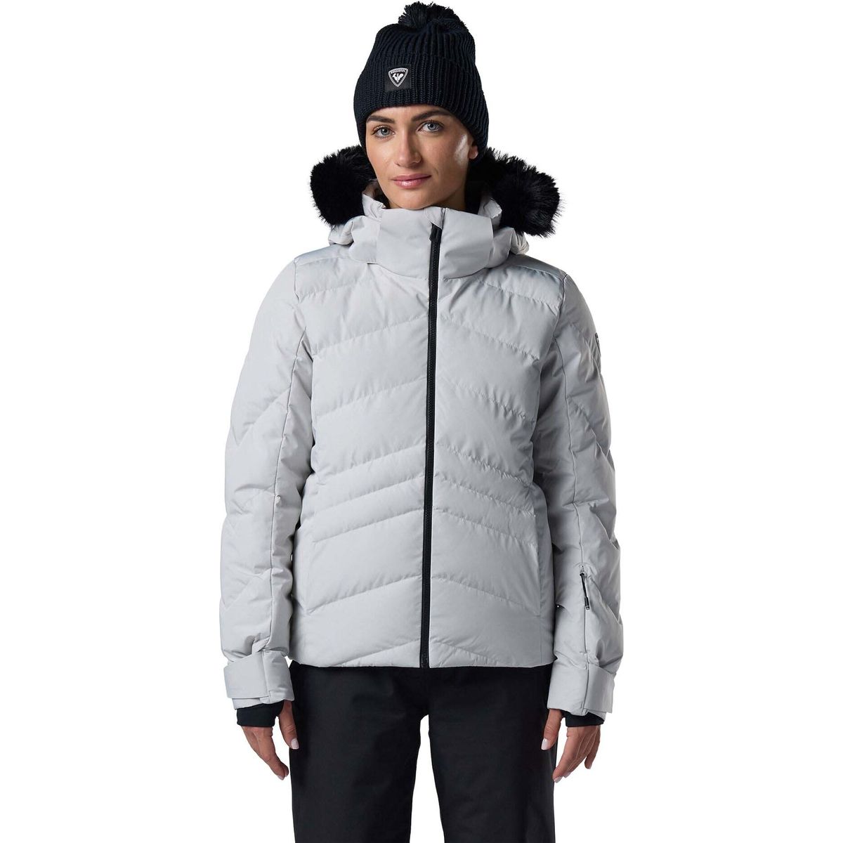 Rossignol W Staci Insulated Jacket silver pearly (B14) L RLOWJ02 B1400L