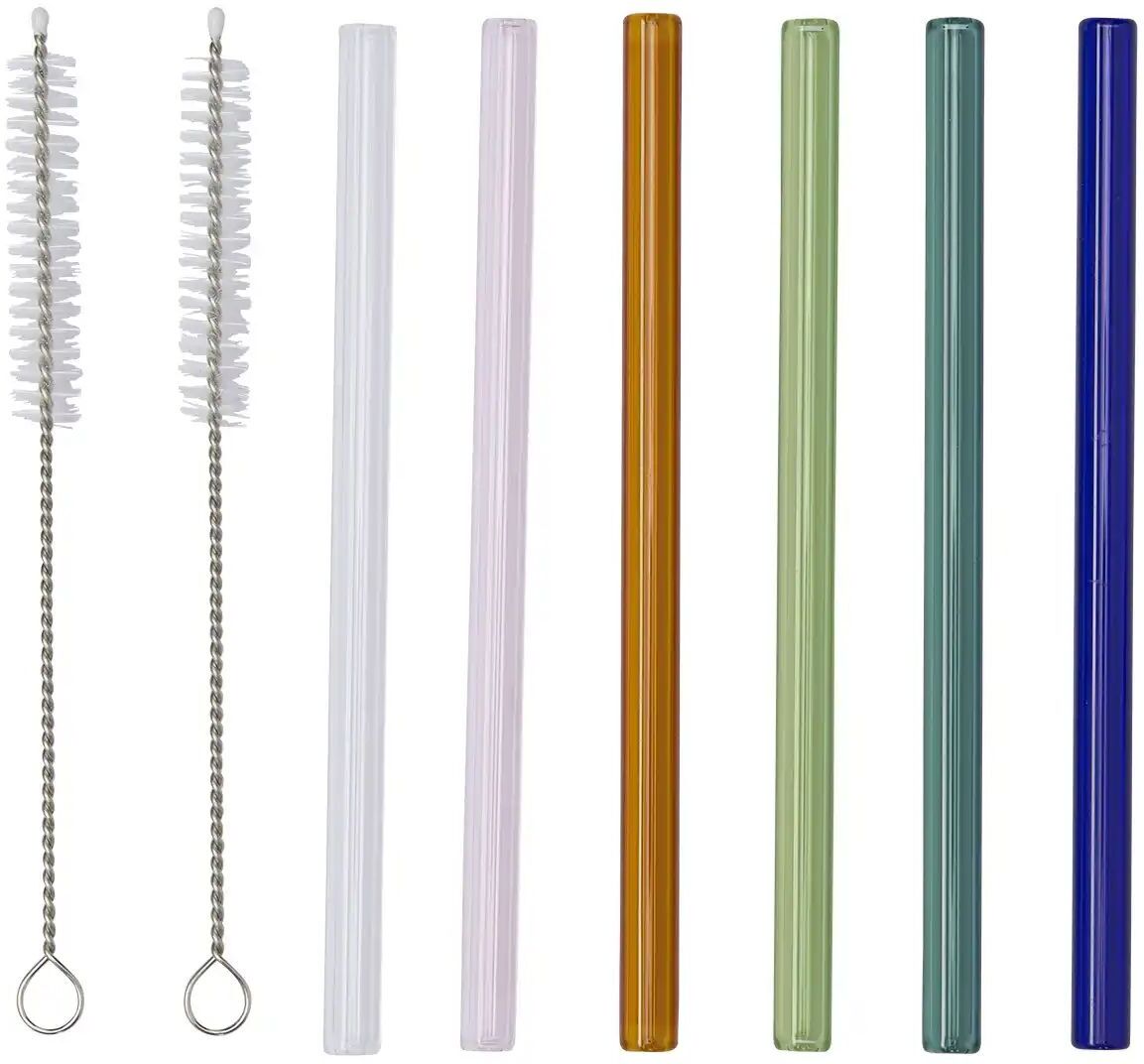 Peill+Putzler Glas-Trinkhalm-Set   ¦ transparent/klar ¦ Glas Ø: 0.8