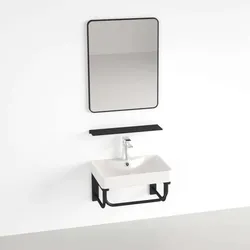 DM-San Duschmeister Badmöbelset Sano 718 Black Style.. - Badmöbel