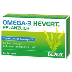 OMEGA-3 HEVERT PFLANZLICH  60 St Weichkapseln