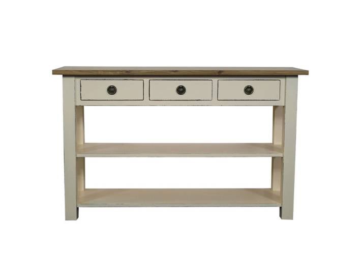Schmaler Konsolentisch mit Schublade Shabby Chic