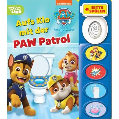 PAW Patrol - Aufs Klo mit der PAW Patrol - Mein Klo-Soundbuch - Pappbilderbuch mit Klospülung und 8 Geräuschen, Gebundene Ausgabe von , Phoenix