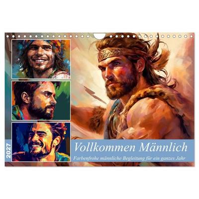 Vollkommen Männlich (Wandkalender 2027 DIN A4 quer), CALVENDO Monatskalender