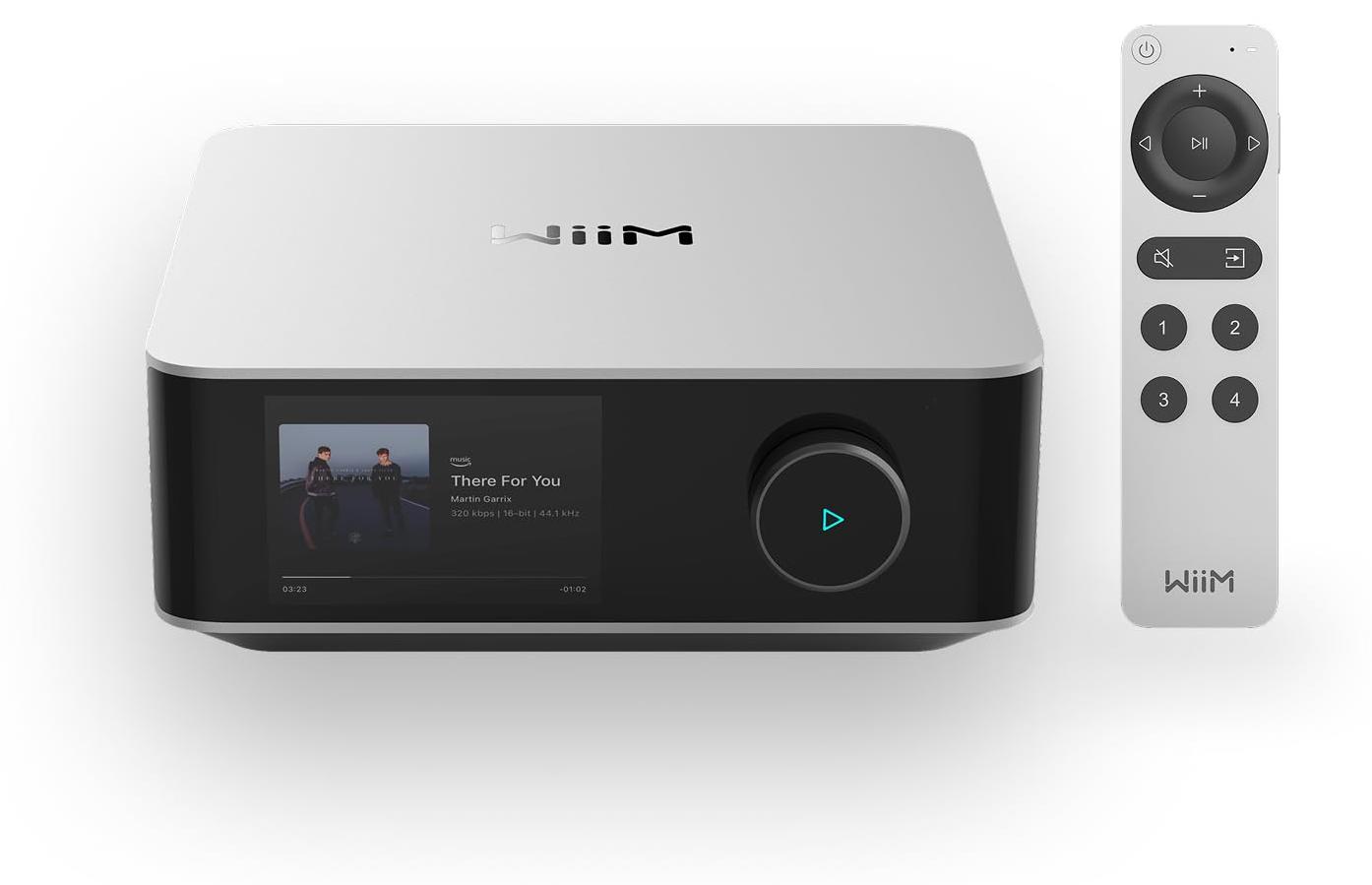 Verstärker für Hi-Fi-Streaming - 100 W - HDMI ARC - Silber - Mit RoomFit-Raumkorrektur