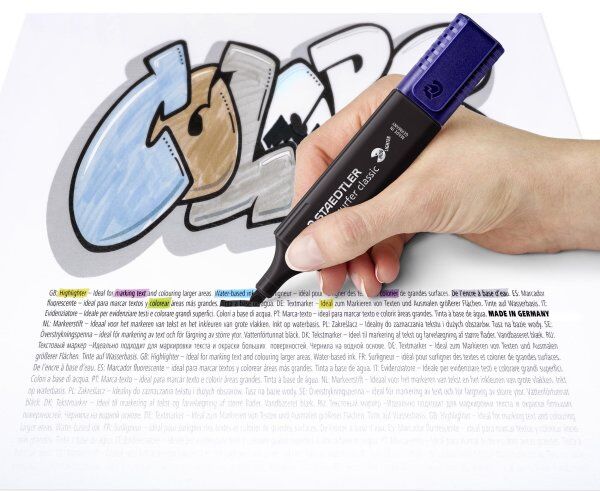 Staedtler Highlighter   Vintage   Sort
