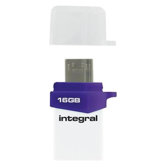 Integral Pendrive Micro Fusion, 16 GB (INFD16GBMIC3.0-OTG) (16 GB, Micro USB-A, USB-A) (INFD16GBMIC3.0-OTG)