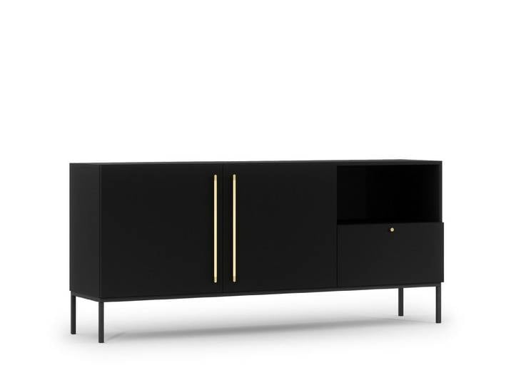 MOEBLO Kommode Katia (Sideboard Wohnzimmer Kommode Schlafzimmer Komodenschrank Highboard), 180x80x40