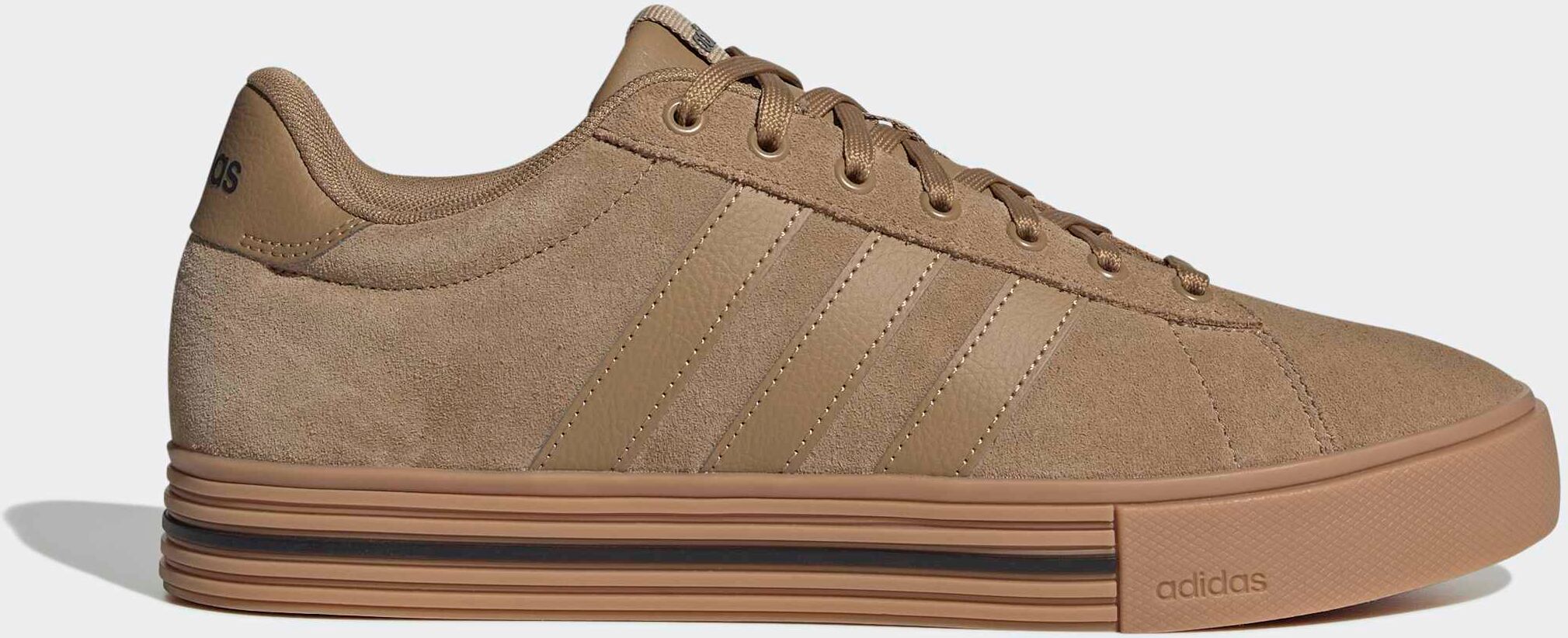 Sneaker ADIDAS SPORTSWEAR "DAILY 4.0", Gr. 42, braun (cardboard, gum4, core schwarz), Leder, Synthetik, Schuhe Sneaker cardboard, gum4, core schwarz 42