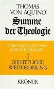 Thomas von Aquin - Summe der Theologie, 3 Bde., Bd.2, Die sittliche Weltordnung - Preis vom 09.10.2026 07:28:09 h