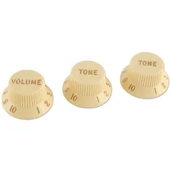 Fender Knobs Stratocaster Aged White - Potiknopf