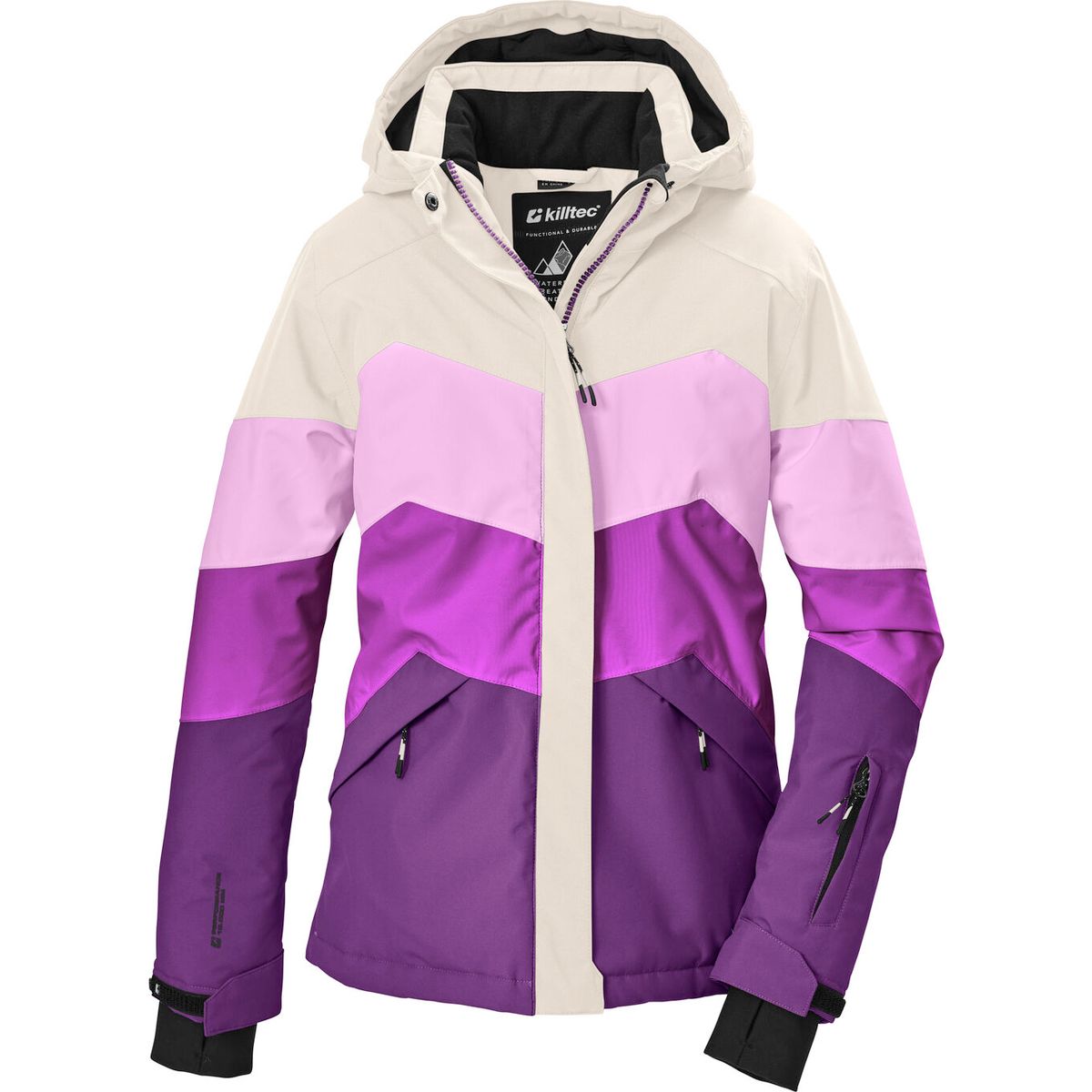killtec KSW 188 Girls Ski Jacket ecru (00103) 176 44781-000-00103-176