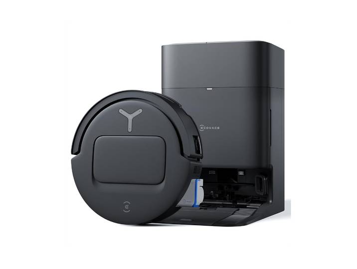 Saugroboter Deebot T80 Omni , schwarz, B:35,1cm H:9,8cm T:35,3cm, Saugroboter, Fassungsvermögen (ml): 220, Saugroboter