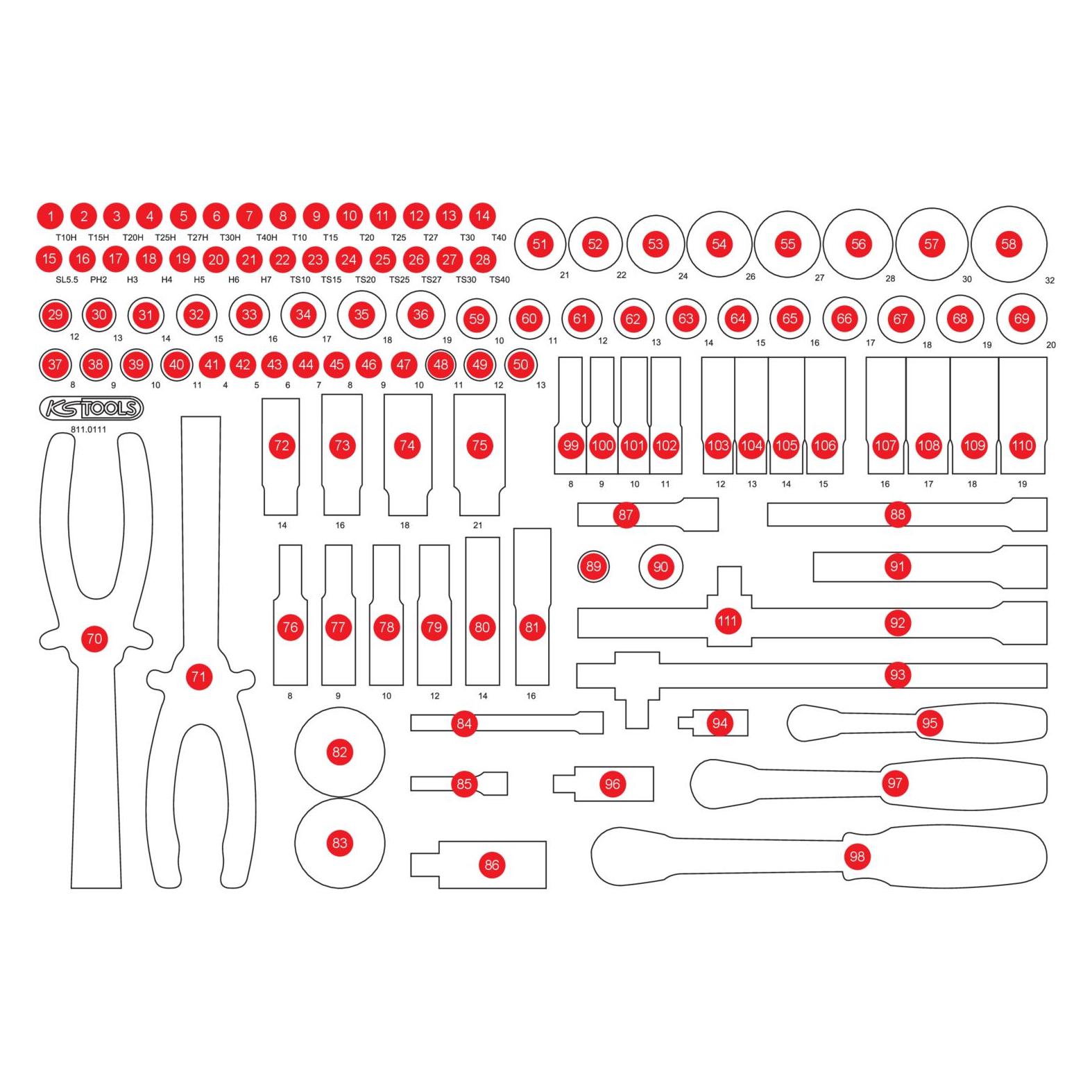 KS Tools 811.0111-97 (811.0111-97)