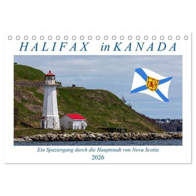 Halifax in Kanada (Tischkalender 2026 DIN A5 quer), CALVENDO Monatskalender