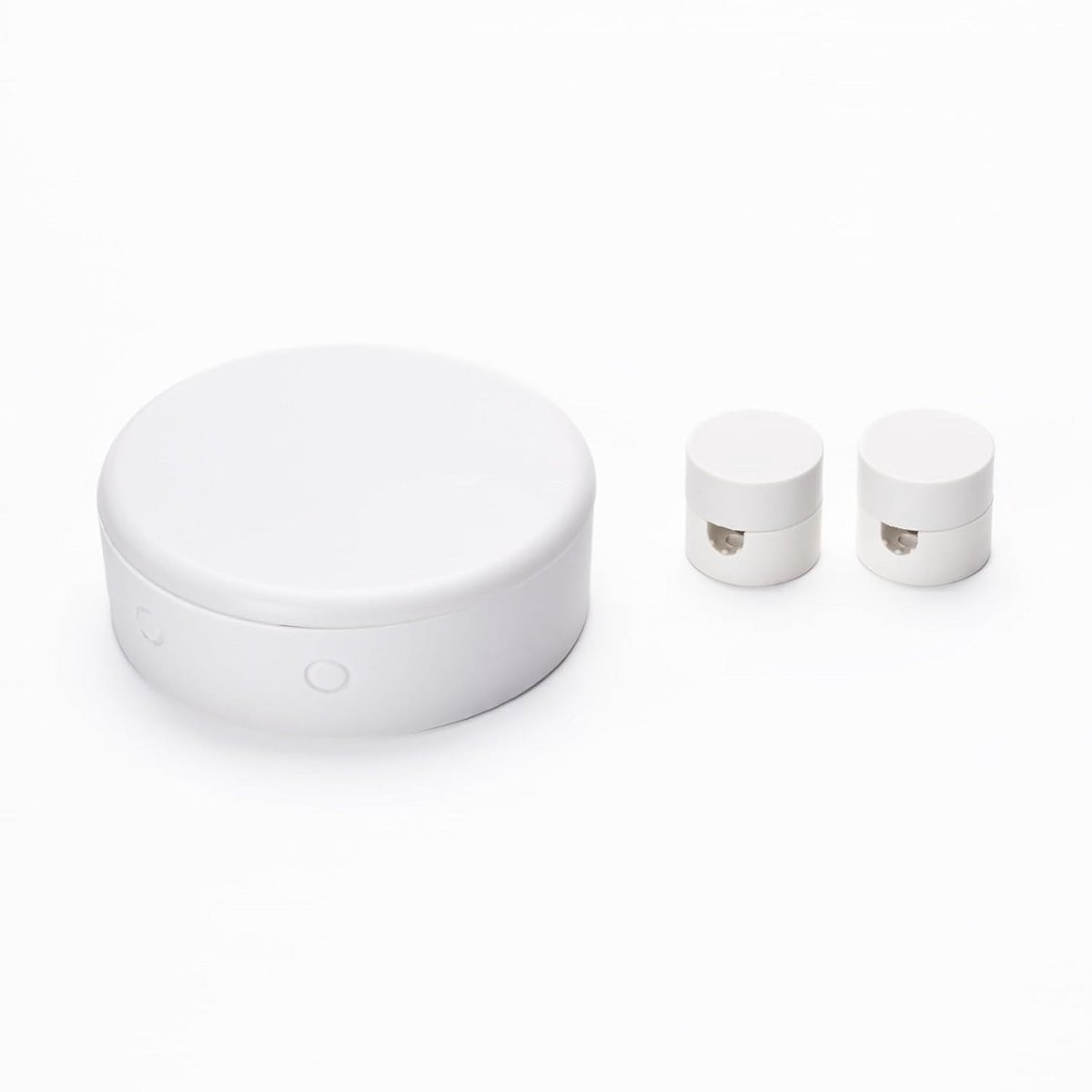 Moderne Afstandshanger voor Lampen met Luifel en Distributie Box - Wit, Kunststof