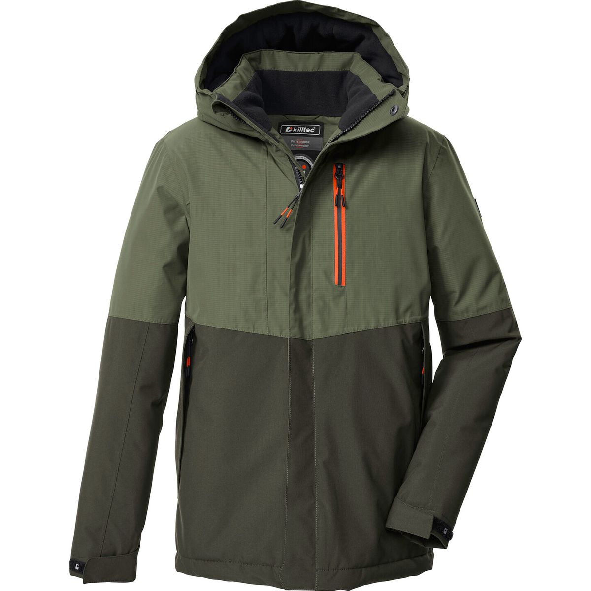 killtec KOW 222 Boys Jacket oliv (00733) 128 43508-000-00733-128