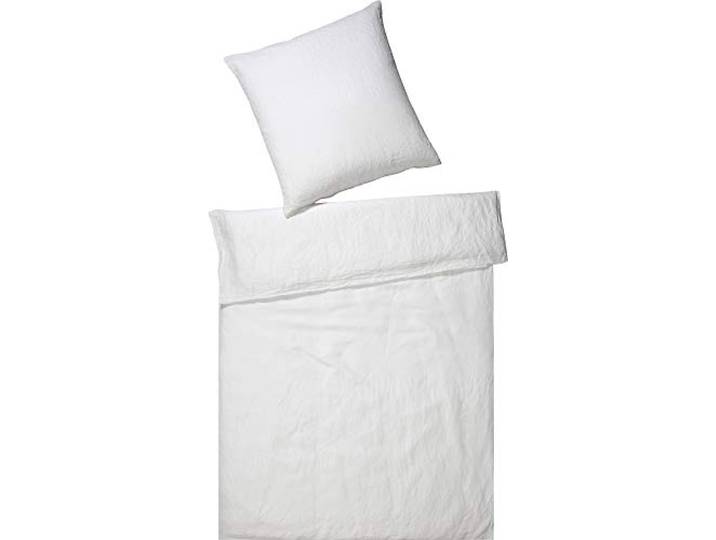 elegante Halbleinen Bettwäsche Breezee Weiss