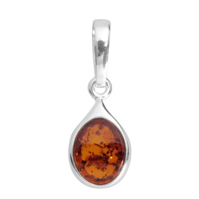 Kettenanhänger OSTSEE-SCHMUCK "Ostsee-Schmuck Anhänger Canissa Anhänger Canissa", weiß, Schmuckanhänger, Damen, 22 x 9mm, Silber 925 (Sterlingsilber), 1 g, Kettenanhänger
