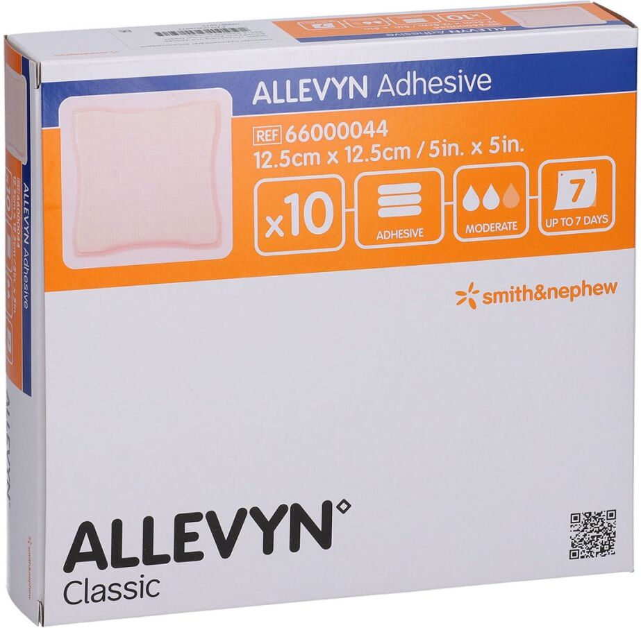 Allevyn Adhesive 12,5x12,5 cm haftende Wundauflage