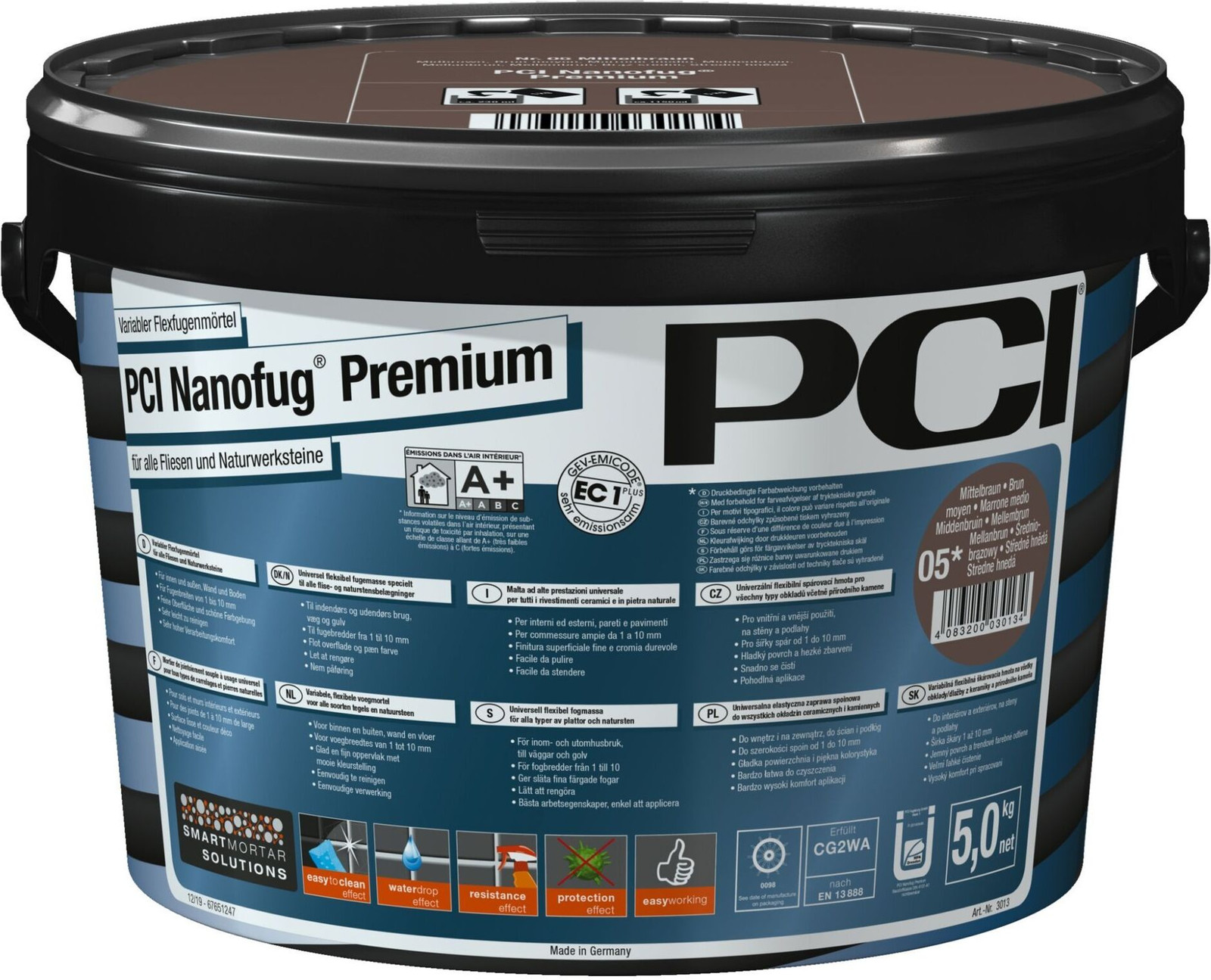 PCI Nanofug Premium lichtgrijs 5 kg
